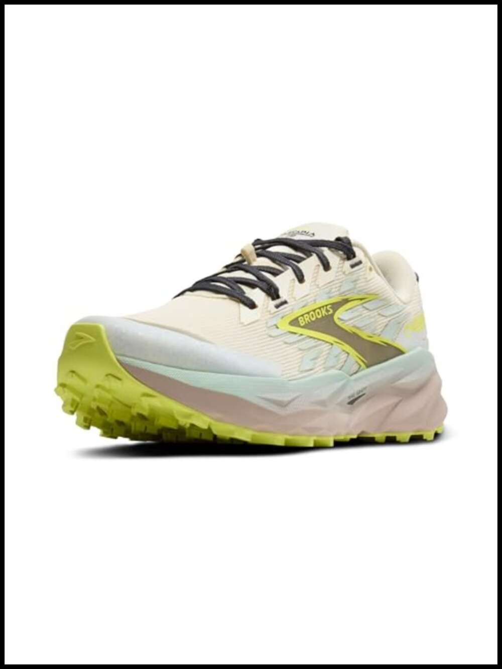 Mountain Trail Running Shoe with TrailTack Green Outsole